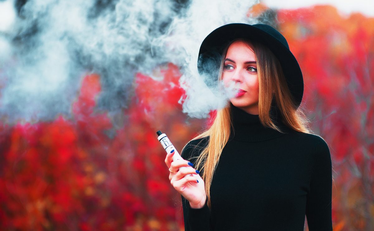 Vaping não é uma prática que leva a comportamentos de risco