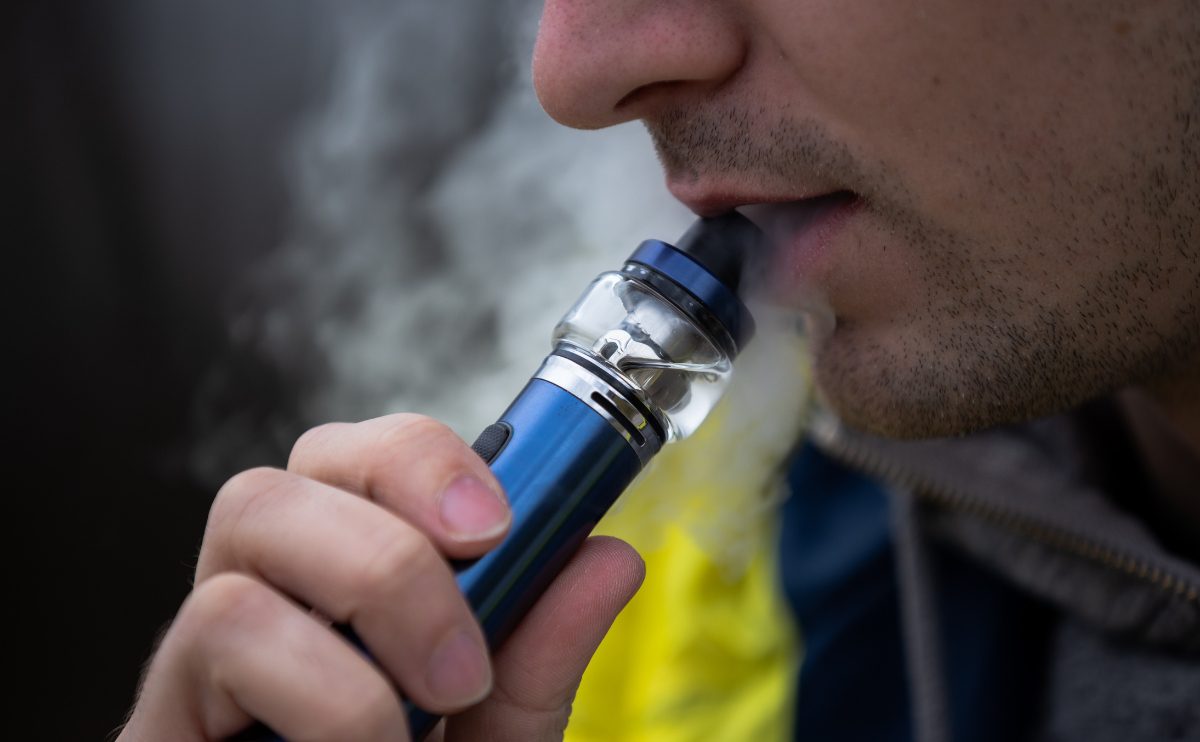 Vaping não está ligado ao aumento do risco de acidentes