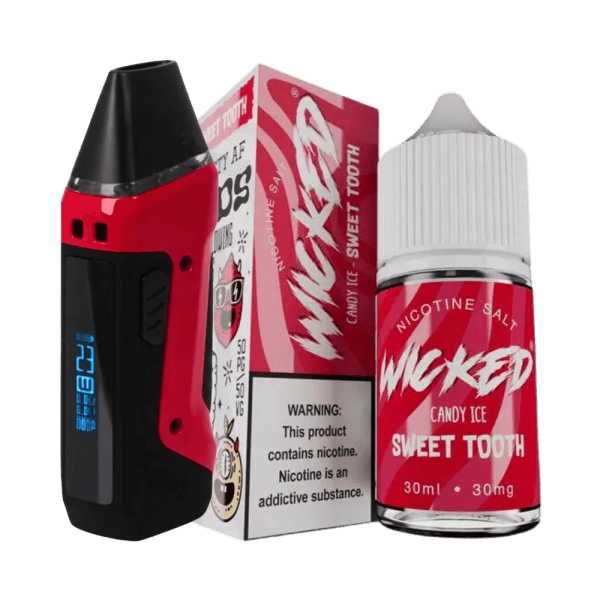 Combo Pod Aegis Nano N30 + Líquido Wicked Salt Candy Ice