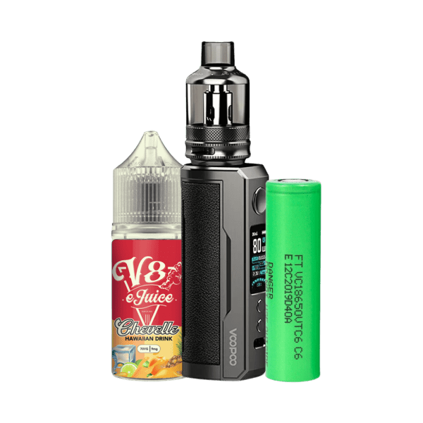 Combo Pod Drag X Plus + Bateria Sony VTC6 + Líquido V8 e-Juice Chevelle