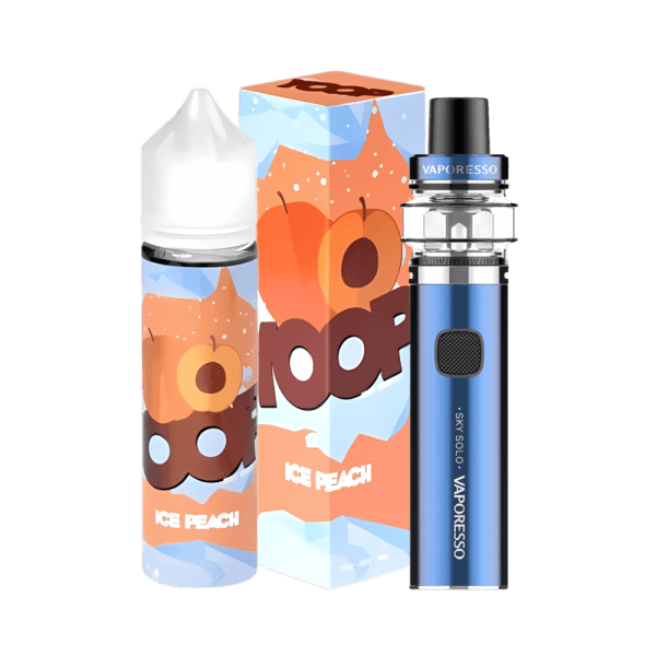 Combo Sky Solo + Líquido Yoop Vapor Peach Ice