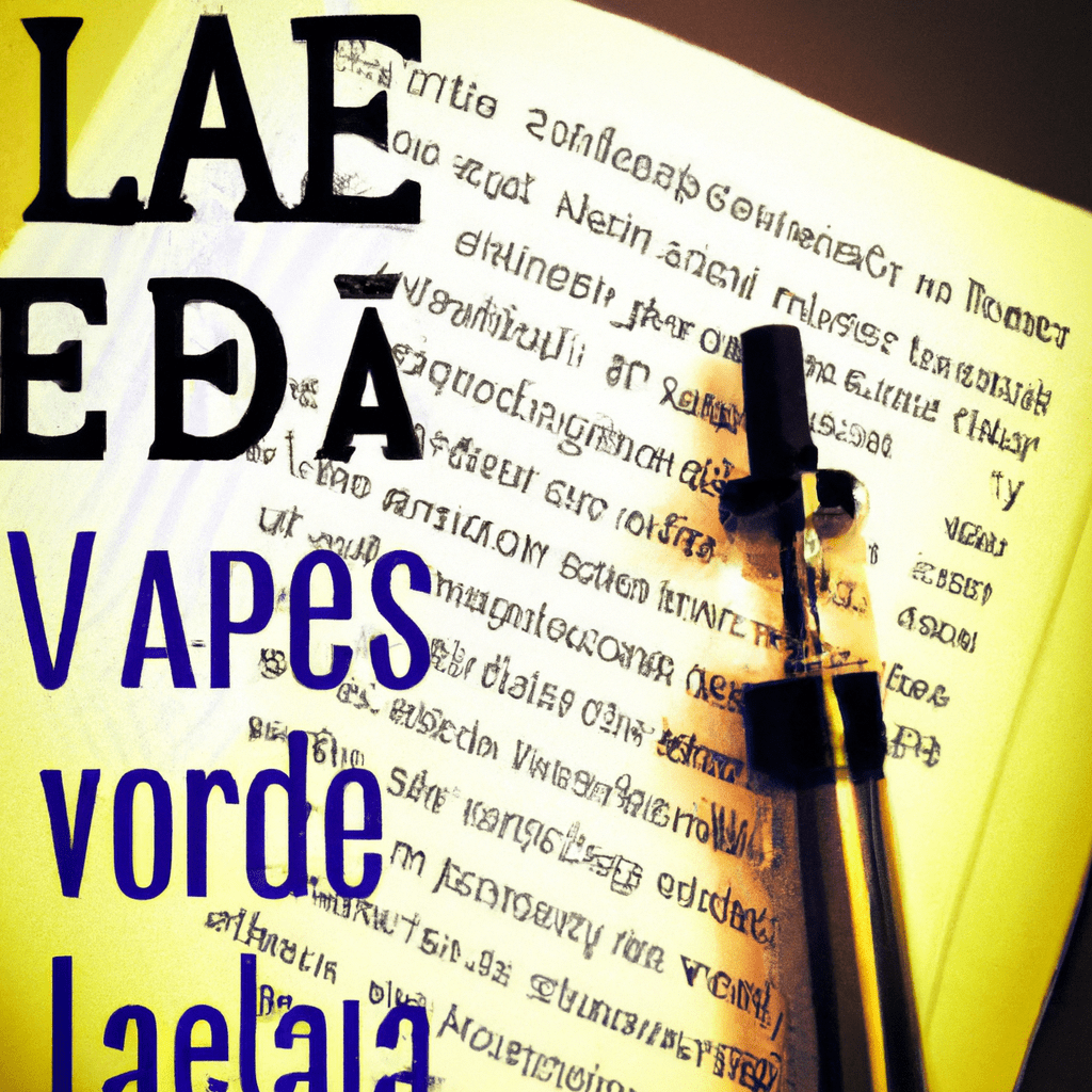 Vape E A Lei — O Que Diz A Lei E A Saúde