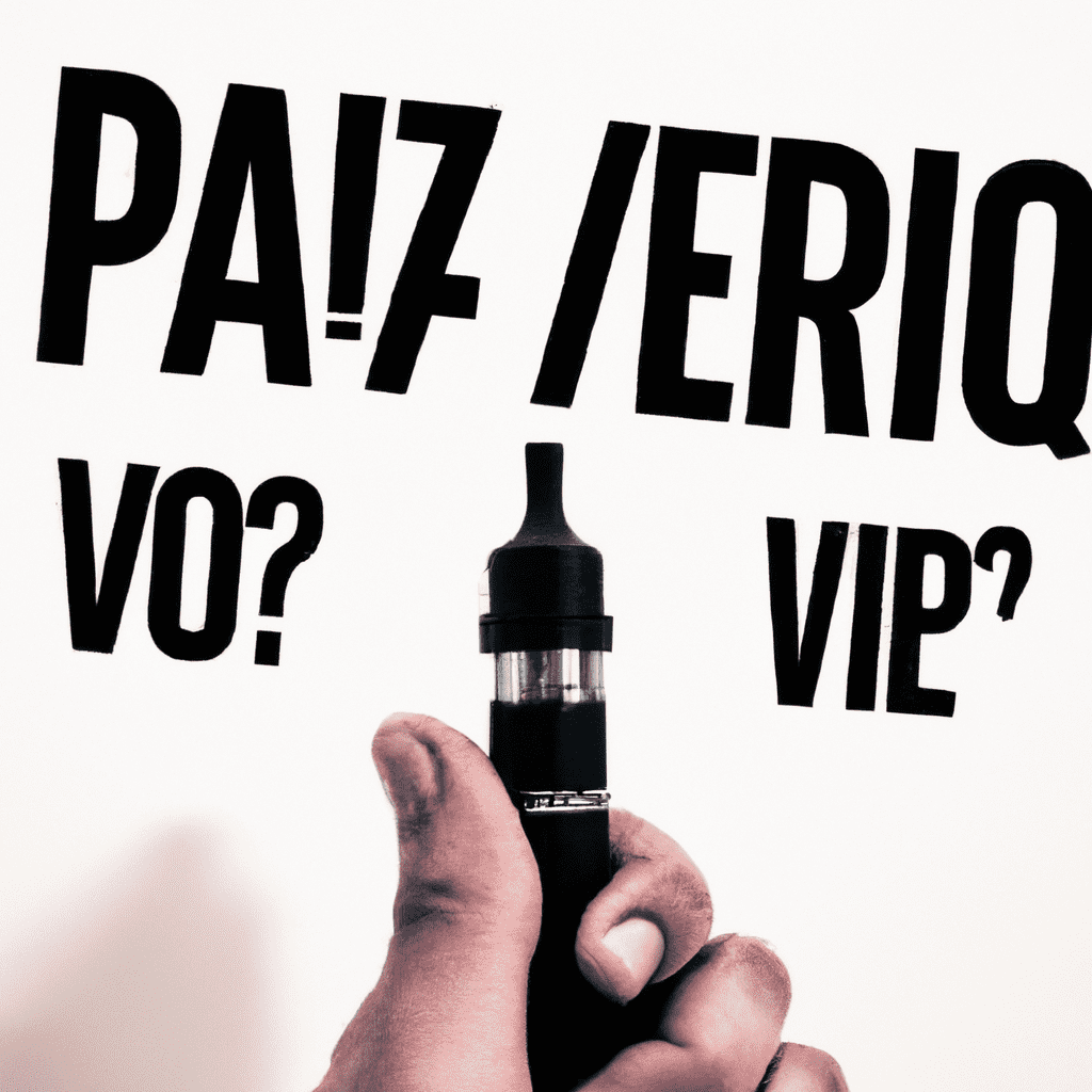 Por Que Vape É Proibido? — Perguntas E Respostas