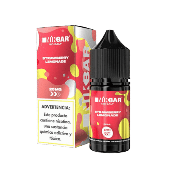 líquido nikbar salt - Líquido Nikbar Salt - Strawberry Lemonade