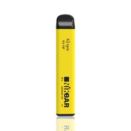 Pod Descartável Nikbar - 1500 Puffs - Banana Ice 1 Pod Descartável Nikbar - Pod Descartável Nikbar - 1500 Puffs - Banana Ice