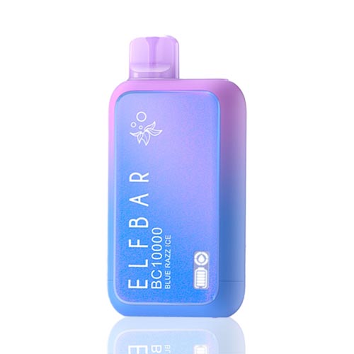 pod descartável elf bar bc10000 - Pod Descartável Elf Bar BC10000 - Edição Especial - 10.000 puffs - Blue Razz Ice