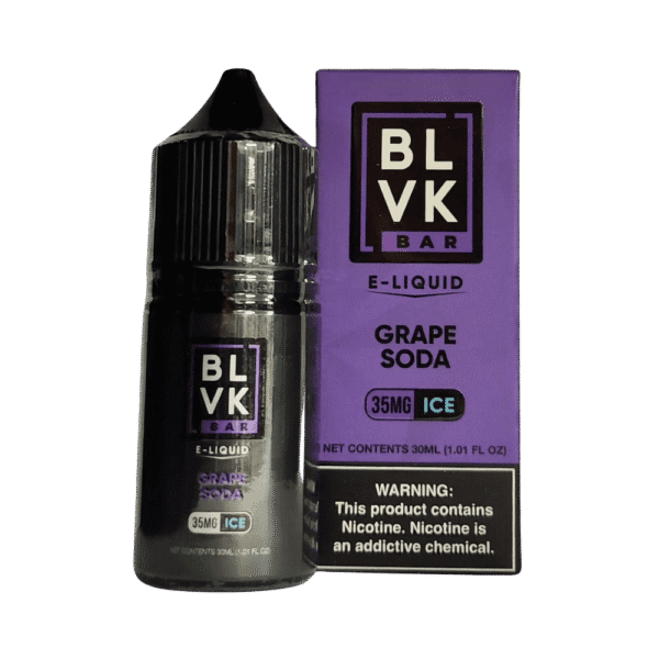 líquido grape soda ice - Líquido Blvk Unicorn Salt - Grape Soda Ice - Bar