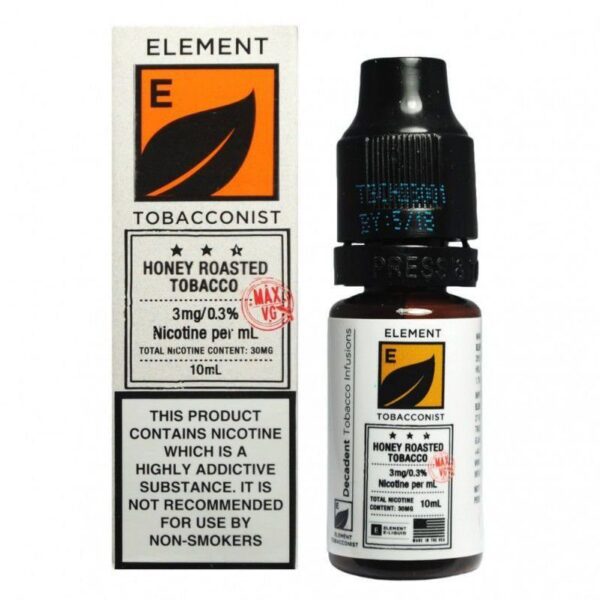 líquido element salt - Líquido Element Salt - Tobacco Honey Roasted