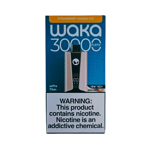 pod descartavel waka - Pod Descartável Waka soPro Titan - 30.000 Puffs - Strawberry Mango Ice
