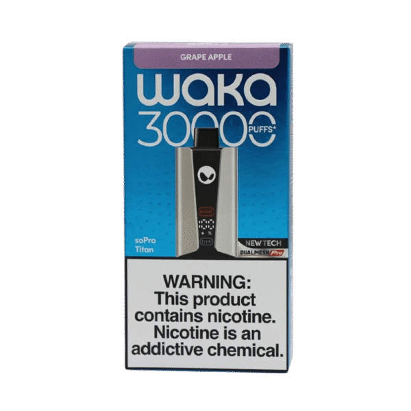 pod descartável waka - Pod Descartável Waka soPro Titan - 30.000 Puffs - Grape Apple