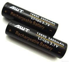 Bateria 18650 Li-Ion - Awt® 3400 Mah 3.7V 1 Bateria 18650 Li-Ion - Bateria 18650 Li-Ion - Awt® 3400 Mah 3.7V