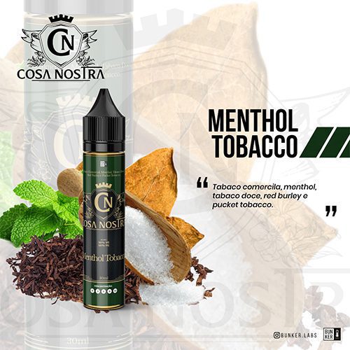 Líquido Cosa Nostra - Menthol Tobacco 1 Menthol Tobacco - Líquido Cosa Nostra - Menthol Tobacco