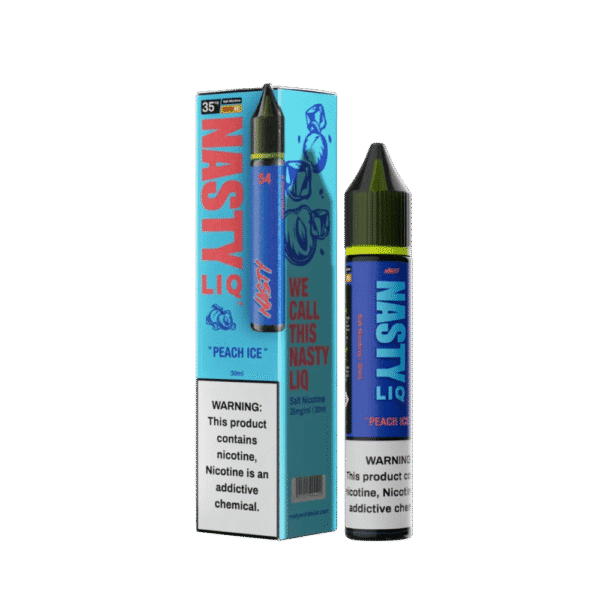 líquido nasty juice salt - Líquido Nasty Juice Salt - Peach Ice
