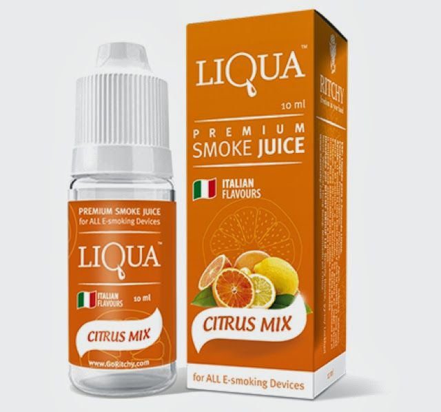 Líquido Liqua Para Cigarro Eletrônico - Citrus Mix 1 Líquido Liqua Citrus Mix - Líquido Liqua Para Cigarro Eletrônico - Citrus Mix