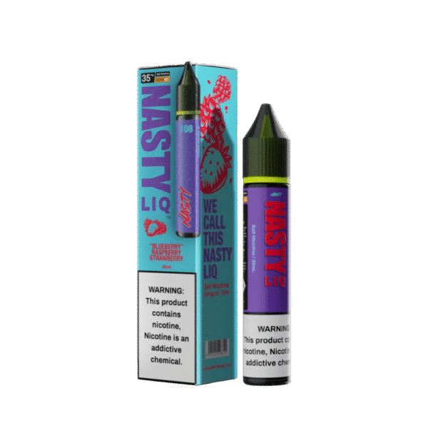 líquido nasty juice salt - Líquido Nasty Juice Salt - Blueberry Raspberry Strawberry