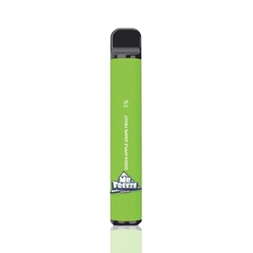 pod descartável 650 puffs - Pod descartável Mr. Freeze - 650 Puffs - Green Apple Grape Frost