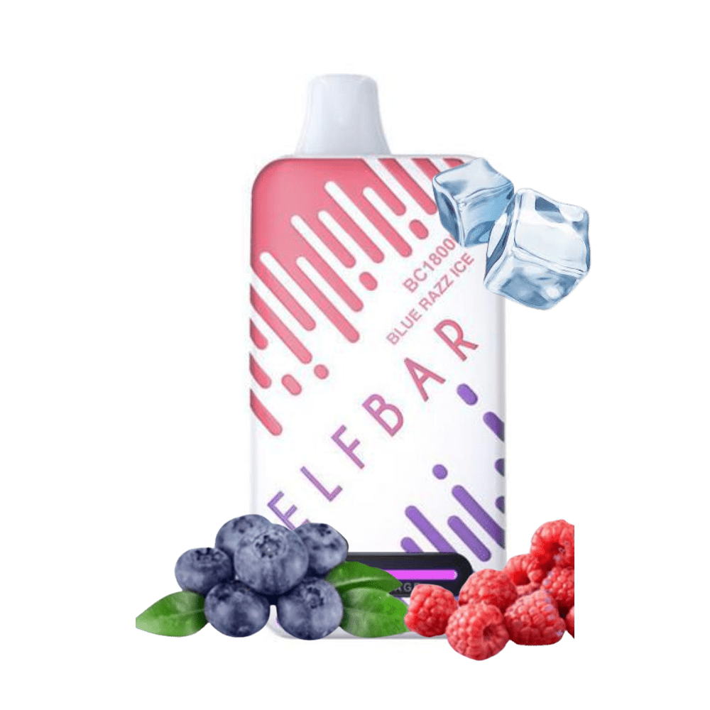 Pod Descartável Elf Bar Bc18000 - 18.000 Puffs - Blue Razz Ice 1 Pod Descartável Elf Bar Bc18000 - Pod Descartável Elf Bar Bc18000 - 18.000 Puffs - Blue Razz Ice