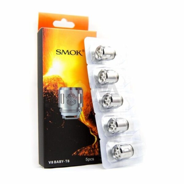 resistência coil tfv8 baby - Resistência / Coil para TFV8 Baby / TFV8 Big Baby / TFV12 Baby prince - Smok - T8
