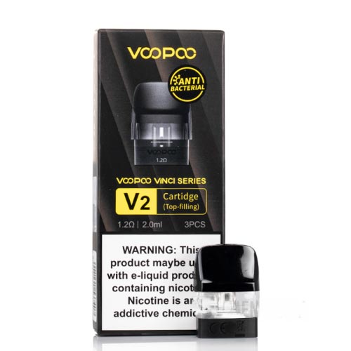 Pod (Cartucho) Reposição Vinci V2 E Vinci - Voopoo 1 Pod Reposição Vinci V2 - Pod (Cartucho) Reposição Vinci V2 E Vinci - Voopoo