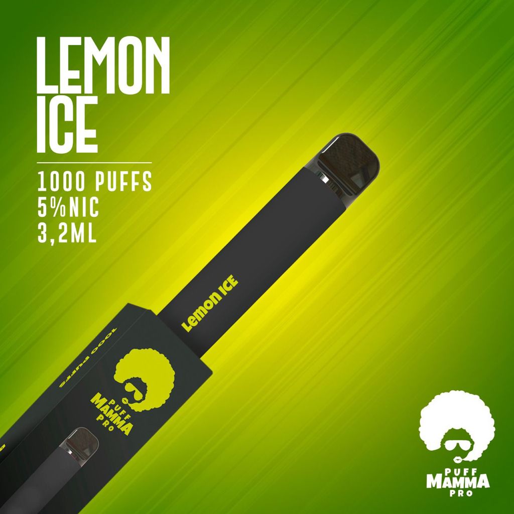 Pod Descartável Puff Mamma - Pro - 1000 Puffs - Lemon Ice 1 Pod Descartavel Puff Mamma - Pod Descartável Puff Mamma - Pro - 1000 Puffs - Lemon Ice