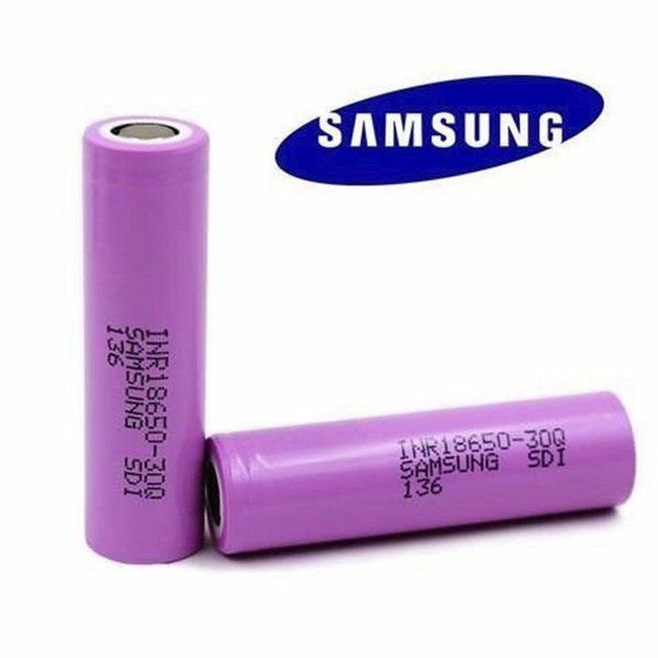 bateria 18650 30q - Bateria 18650 30Q 3.7V 3000 mAh - Samsung