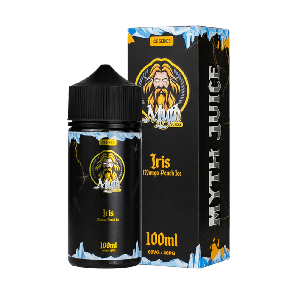 Líquido Myth - 100Ml - Iris - Mango Peach Ice 1 Líquido Mango Peach Ice - Líquido Myth - 100Ml - Iris - Mango Peach Ice