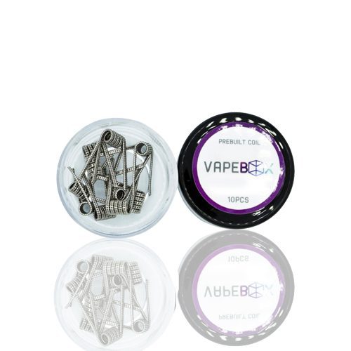 bobina prebuilt - Bobina (Resistência) Prebuilt - Pack c/10 Unidades - Vapebox