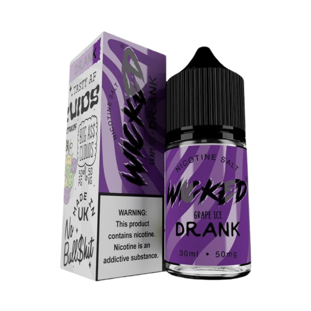 Líquido Wicked Salt - Grape Ice - Drank 1 Líquido Wicked Salt Grape Ice - Líquido Wicked Salt - Grape Ice - Drank