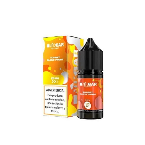 líquido nikbar salt - Líquido Nikbar Salt - Sunset Blend Frost