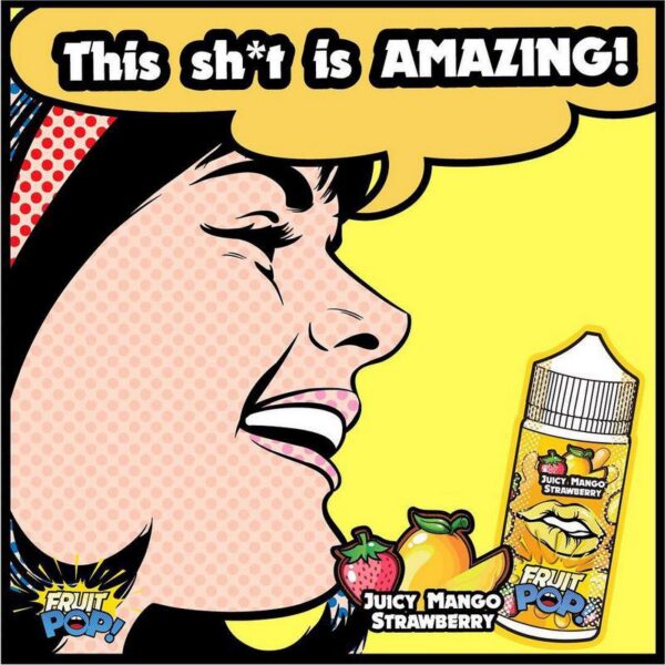 líquido mango strawberry - Líquido POP! Vapors - Mango Strawberry - Fruit