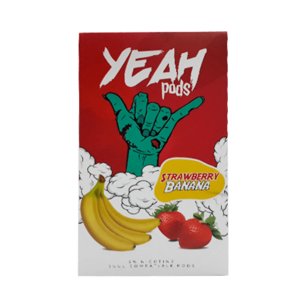 Refil Para Pod Juul - Yeah - Strawberry Banana 1 Pod Juul Refil - Refil Para Pod Juul - Yeah - Strawberry Banana