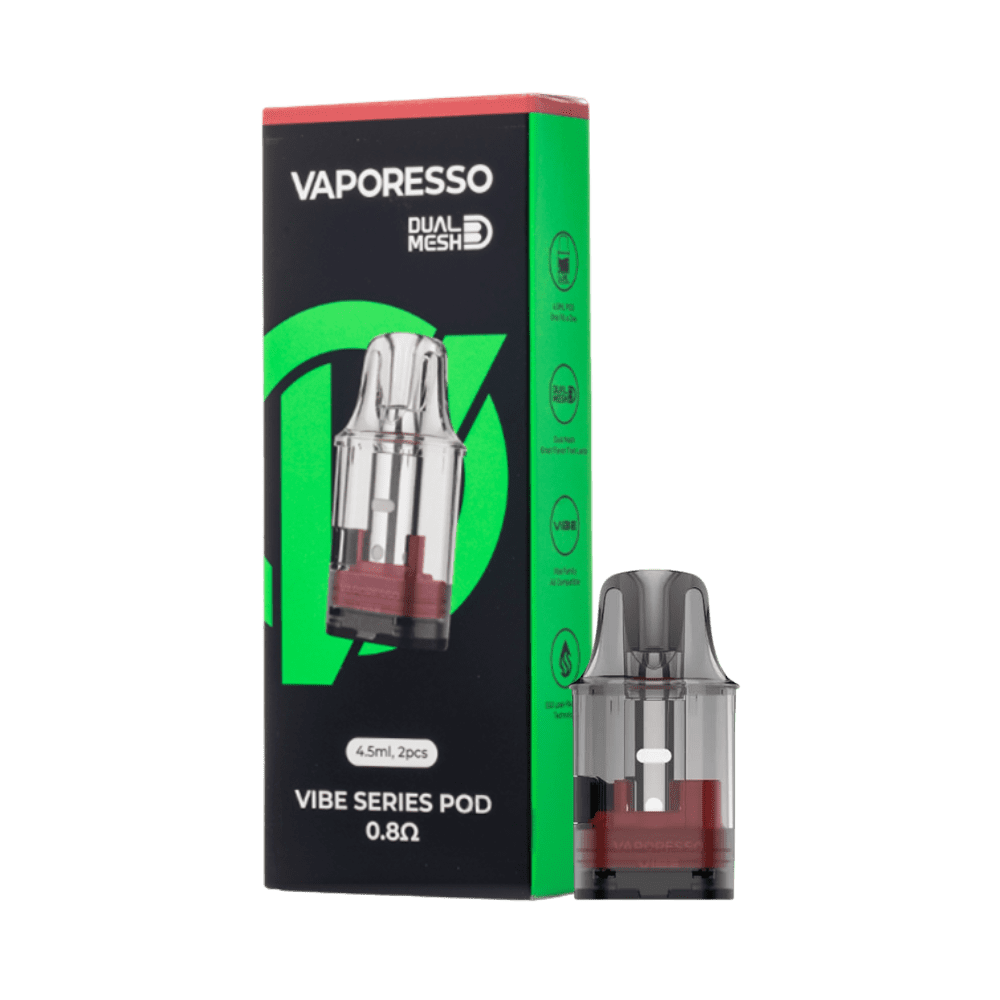 Pod Reposição Vibe Series - Dual Mesh - Vaporesso 1 Vaporesso Vibe Pod Reposição - Pod Reposição Vibe Series - Dual Mesh - Vaporesso