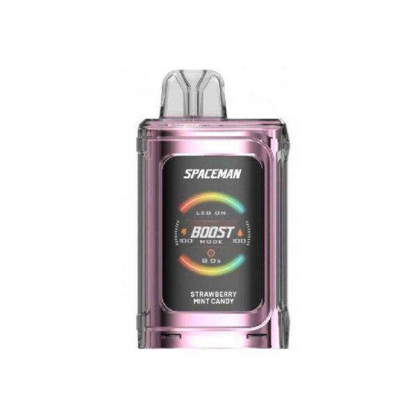 pod descartavel 20000 puffs - Pod Descartável Spaceman Smok - 20.000 puffs - Strawberry Mint Candy