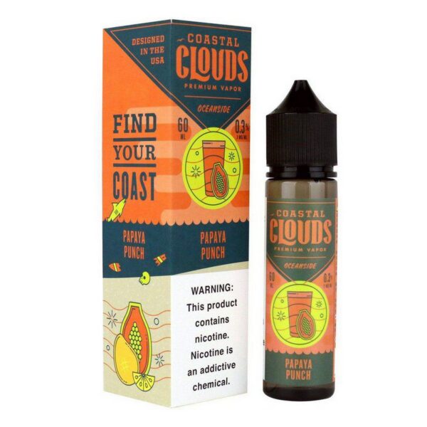 líquido papaya punch - Líquido Coastal Clouds - Papaya Punch