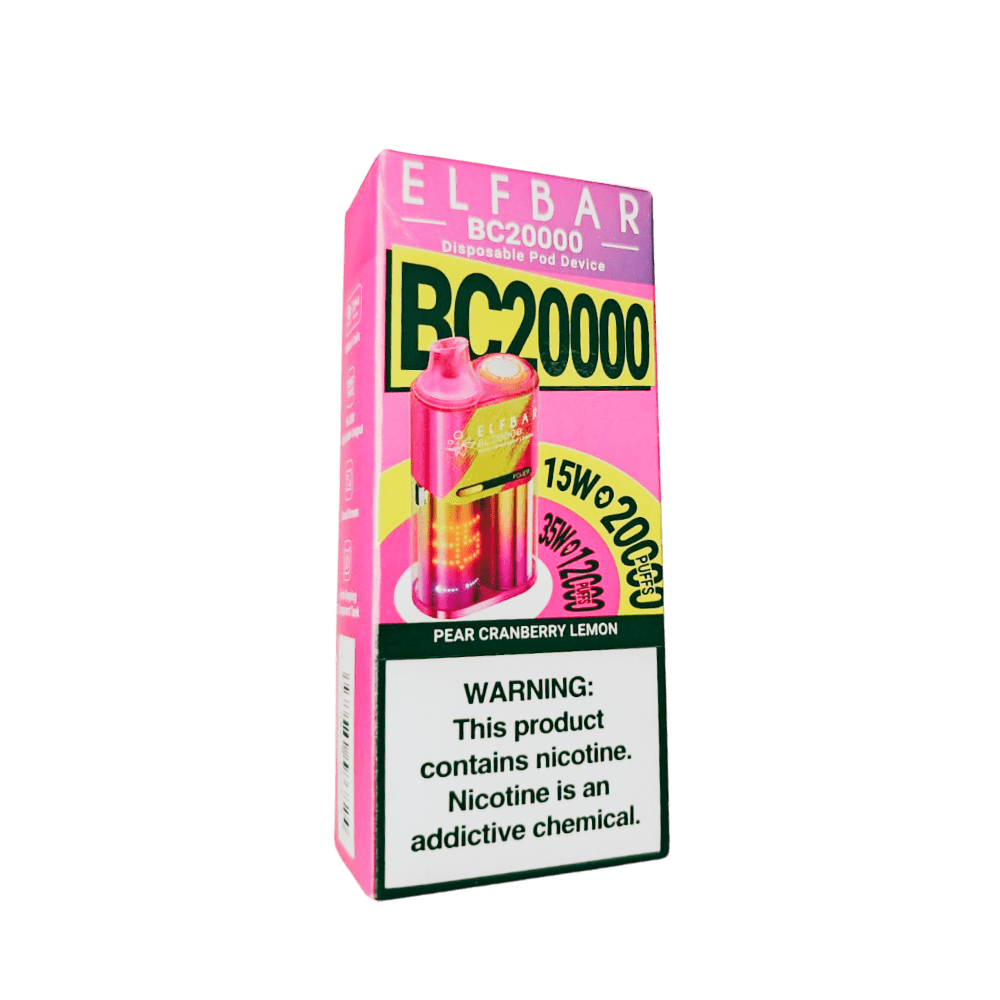 Pod Descartável Elf Bar Bc20000 - 20.000 Puffs - Pear Cranberry Lemon 1 Pod Descartável Elf Bar - Pod Descartável Elf Bar Bc20000 - 20.000 Puffs - Pear Cranberry Lemon