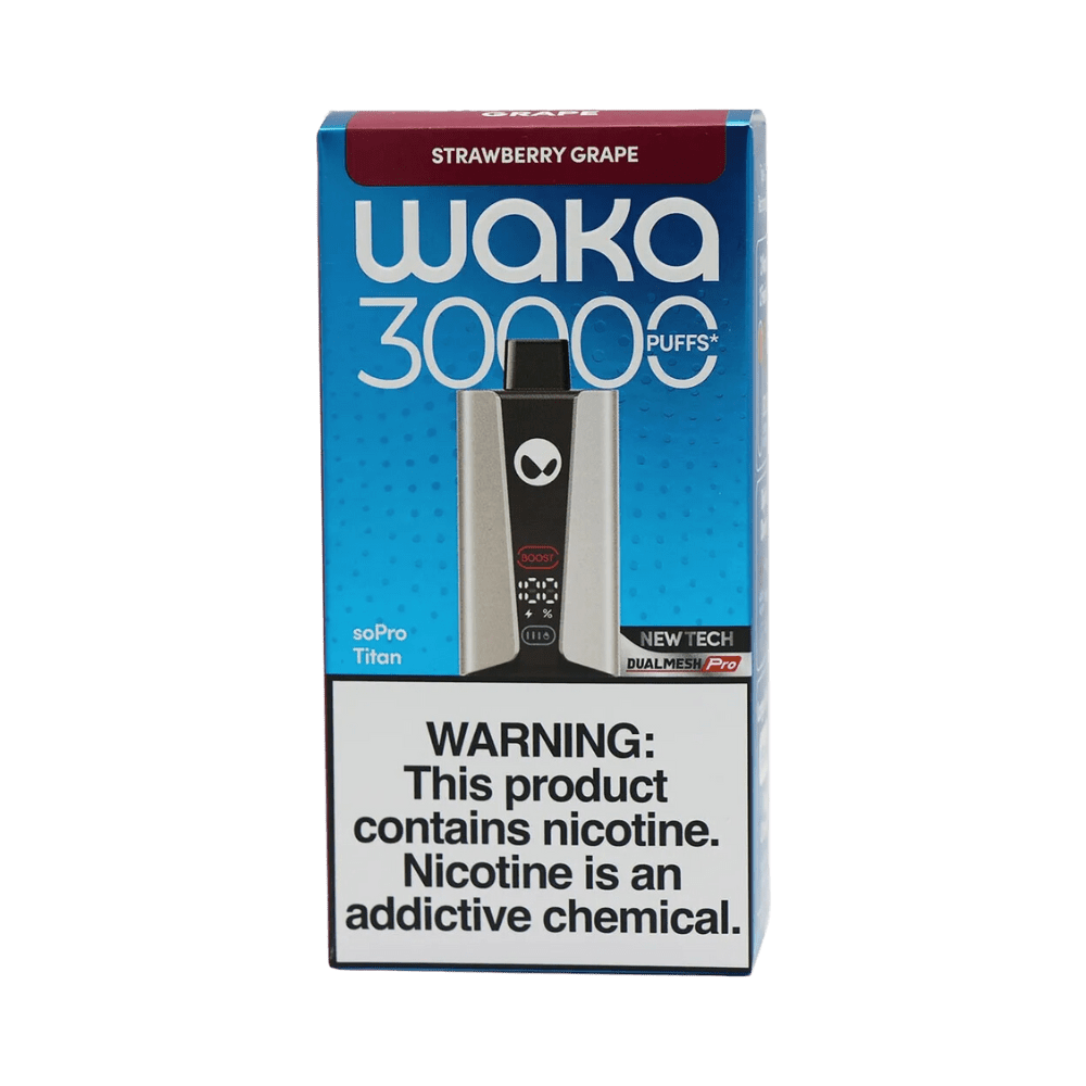 Pod Descartável Waka Sopro Titan - 30.000 Puffs - Strawberry Grape 1 Pod Descartavel Waka - Pod Descartável Waka Sopro Titan - 30.000 Puffs - Strawberry Grape