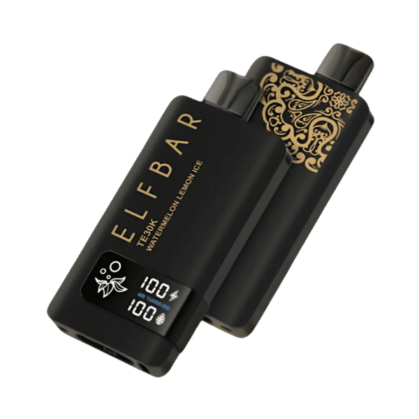 pod descartavel elf bar te30k - Pod Descartável Elf Bar TE30K - Black Gold Edition- 30.000 Puffs