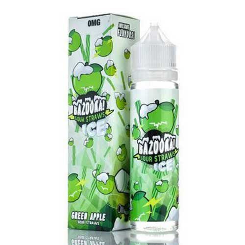 líquido bazooka green apple ice - Líquido Bazooka! - Green Apple ice - Sour Straws
