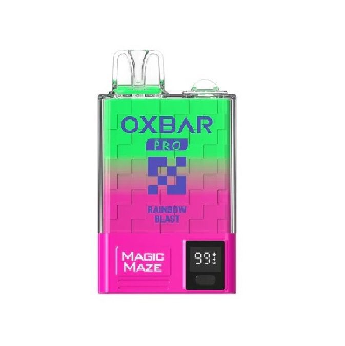 Pod Descartável Oxbar Magic Maze Pro - 10.000 Puffs - Rainbow Blast 1 Pod Descartável Oxbar 10000 Puffs - Pod Descartável Oxbar Magic Maze Pro - 10.000 Puffs - Rainbow Blast