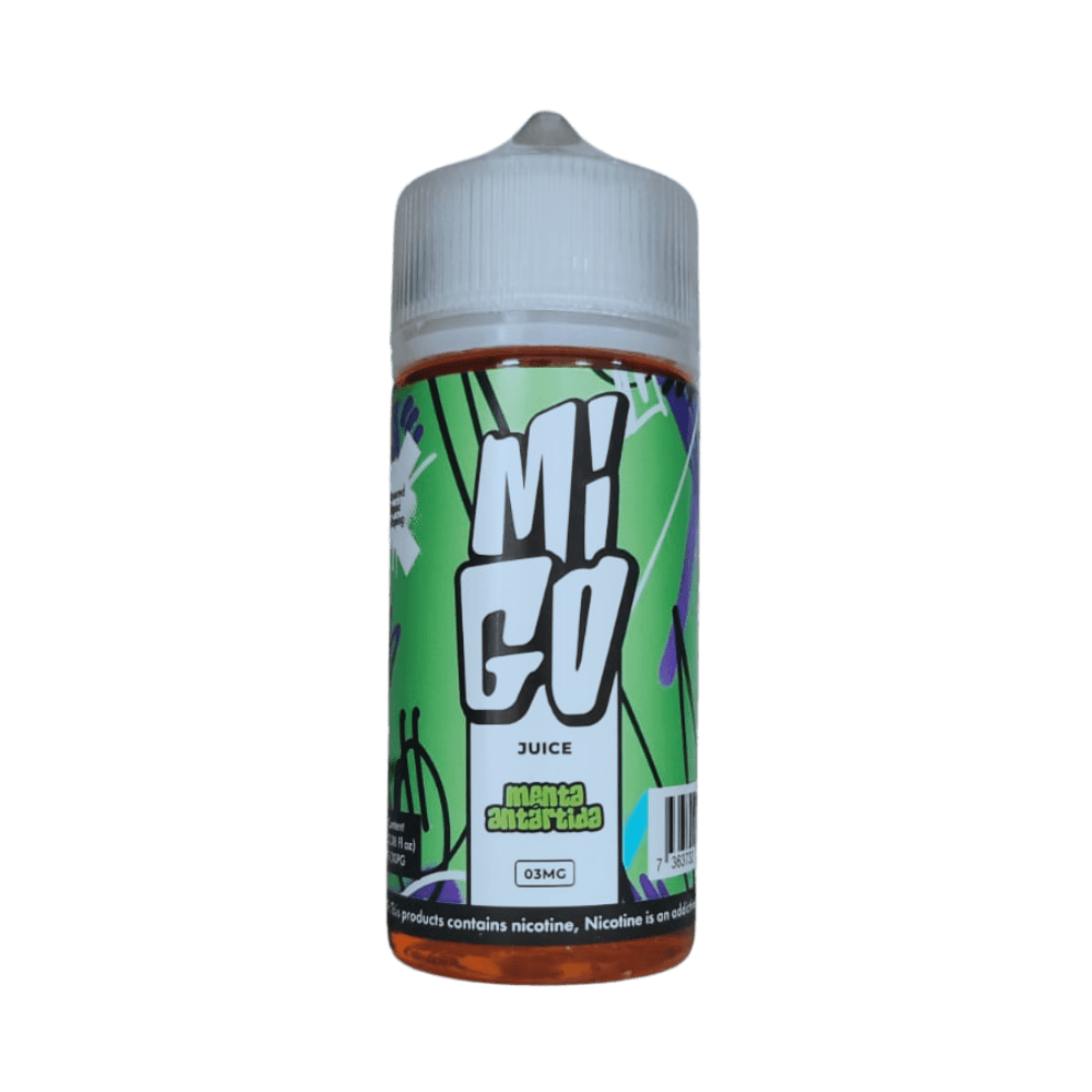 Líquido Migo - 100Ml - Menta Antartida 1 Líquido Menta Antártida - Líquido Migo - 100Ml - Menta Antartida
