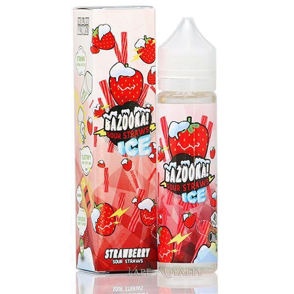 líquido bazooka strawberry ice - Líquido Bazooka! - Strawberry ice - Sour Straws