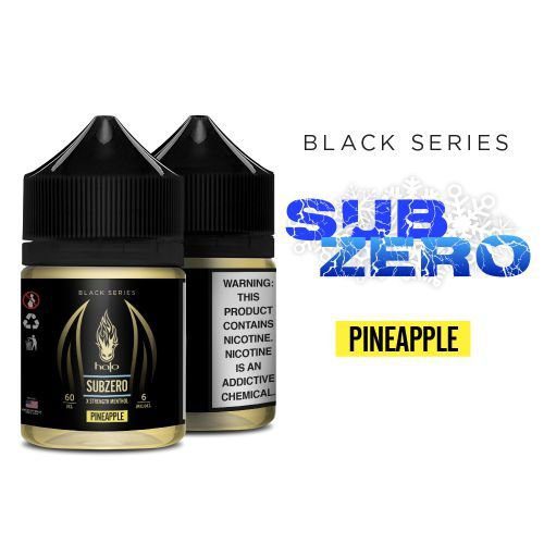 líquido halo subzero pineapple - Líquido Halo - Subzero Pineapple - Black Series - (X strength menthol)