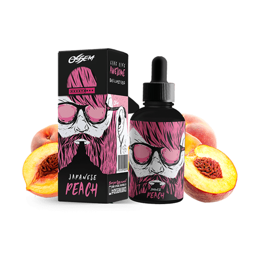 líquido japanese peach salt - Líquido Ossem Juice Salt - Fruity Series - Japanese Peach