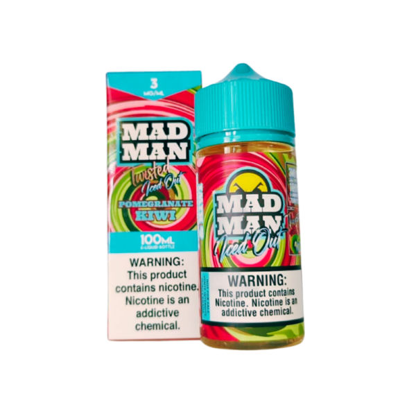 líquido mad man pomegranate kiwi - Liquido Mad Man - Twisted Iced Out - Pomegranate Kiwi