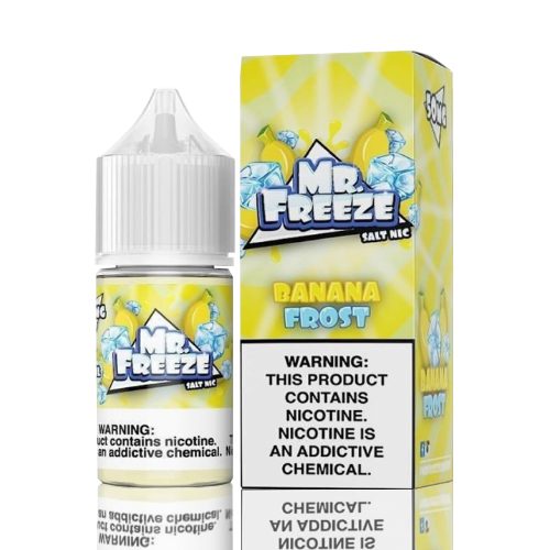 Líquido Mr. Freeze Salt - Banana Frost 1 Líquido Mr. Freeze Salt Banana Frost - Líquido Mr. Freeze Salt - Banana Frost