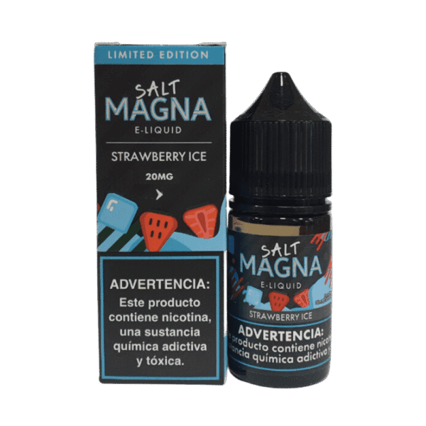 líquido strawberry ice - Líquido Magna e-Liquid Salt - Strawberry Ice - Edição Limitada