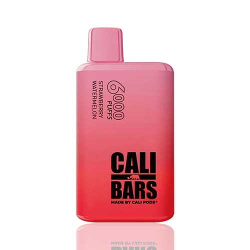 pod descartável 6000 puffs - Pod descartável Cali Bars - 6000 puffs - Strawberry Watermelon