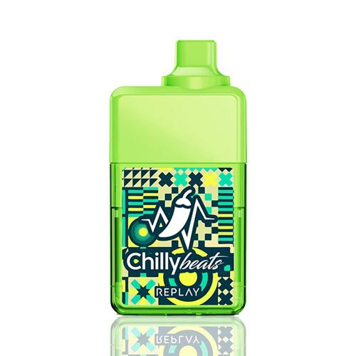 pod descartavel strawberry kiwi ice - Pod Descartável Chilly Beats Replay - 10.000 Puffs - Strawberry Kiwi Ice