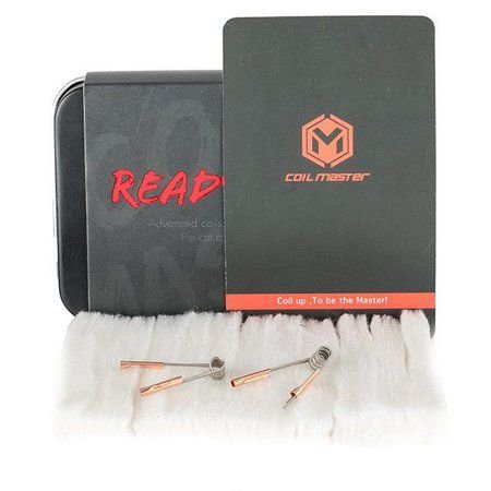 Kit Bobinas Pré-Builds &Amp; Algodão - Ready Box - Coil Master 1 Kit Bobinas Pré-Builds - Kit Bobinas Pré-Builds &Amp; Algodão - Ready Box - Coil Master
