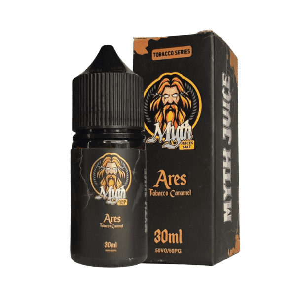 líquido myth salt ares - Líquido Myth Salt - Ares -Tobacco Caramel